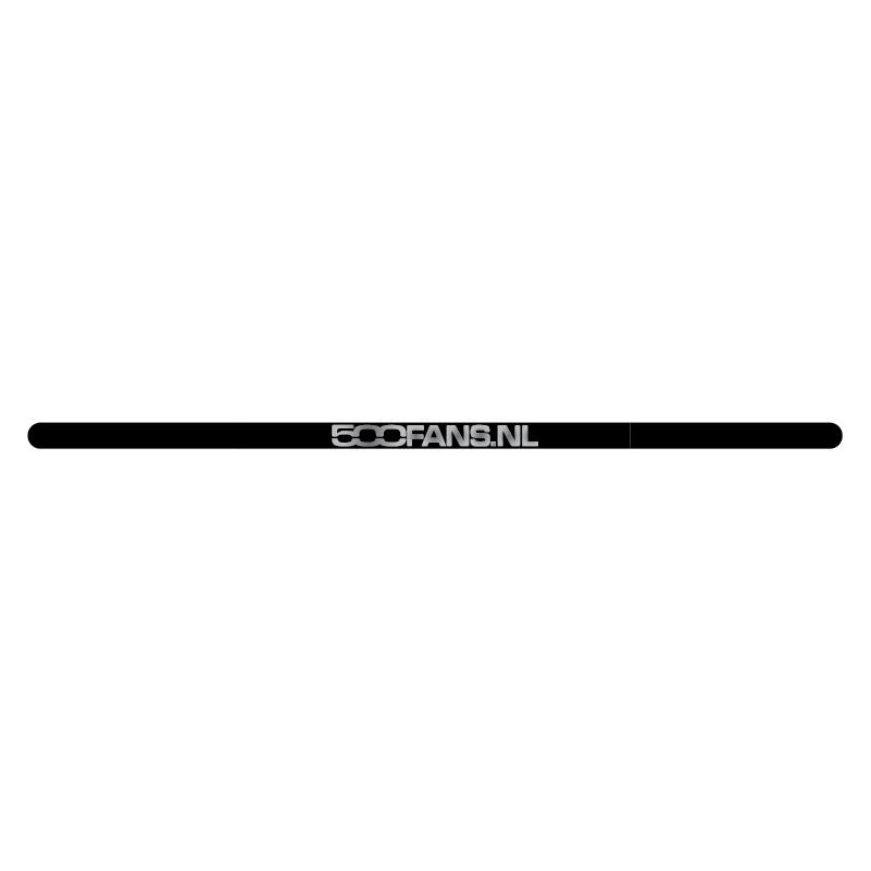 500 Fans Kentekenplaat Sticker