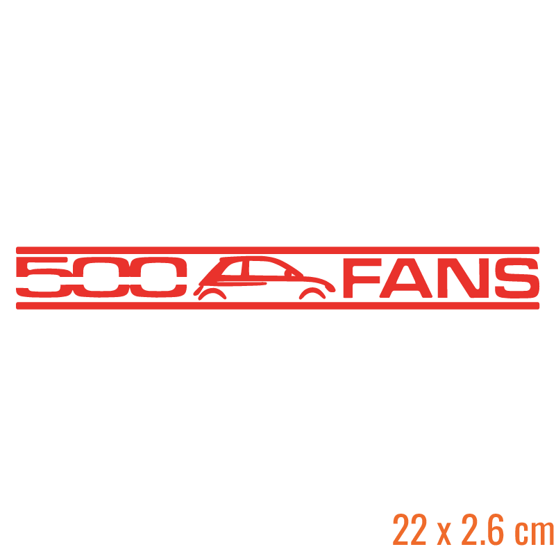 500 Fans Club Sticker (Recht)