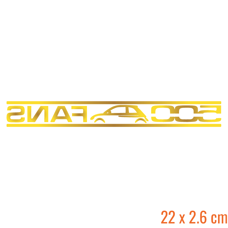 500 Fans Club Sticker (Recht)