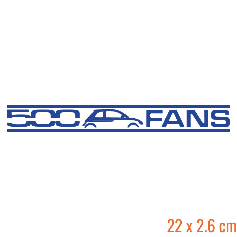 500 Fans Club Sticker (Recht)