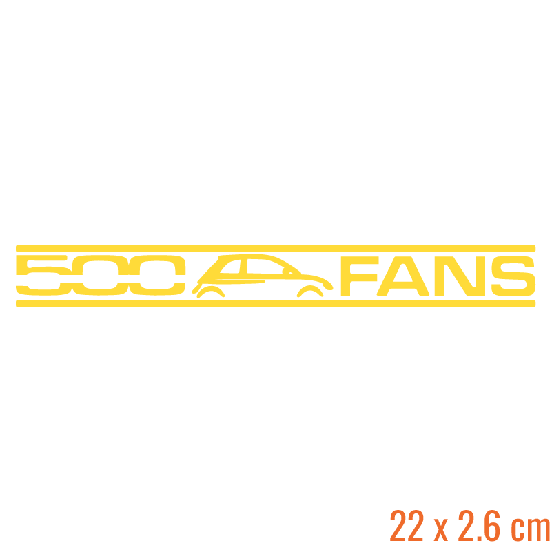 500 Fans Club Sticker (Recht)