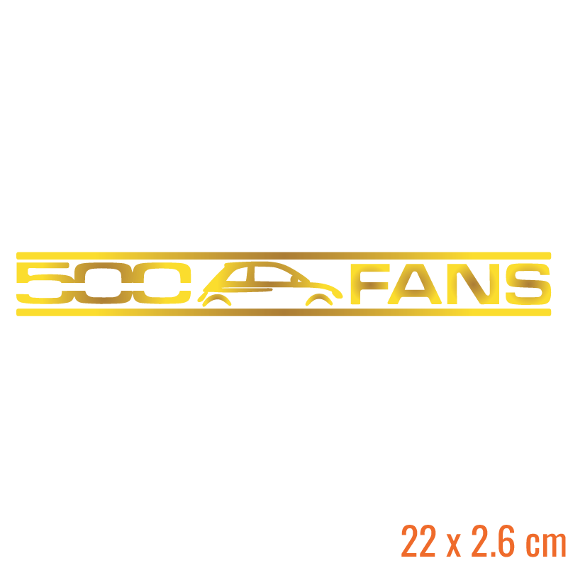 500 Fans Club Sticker (Recht)