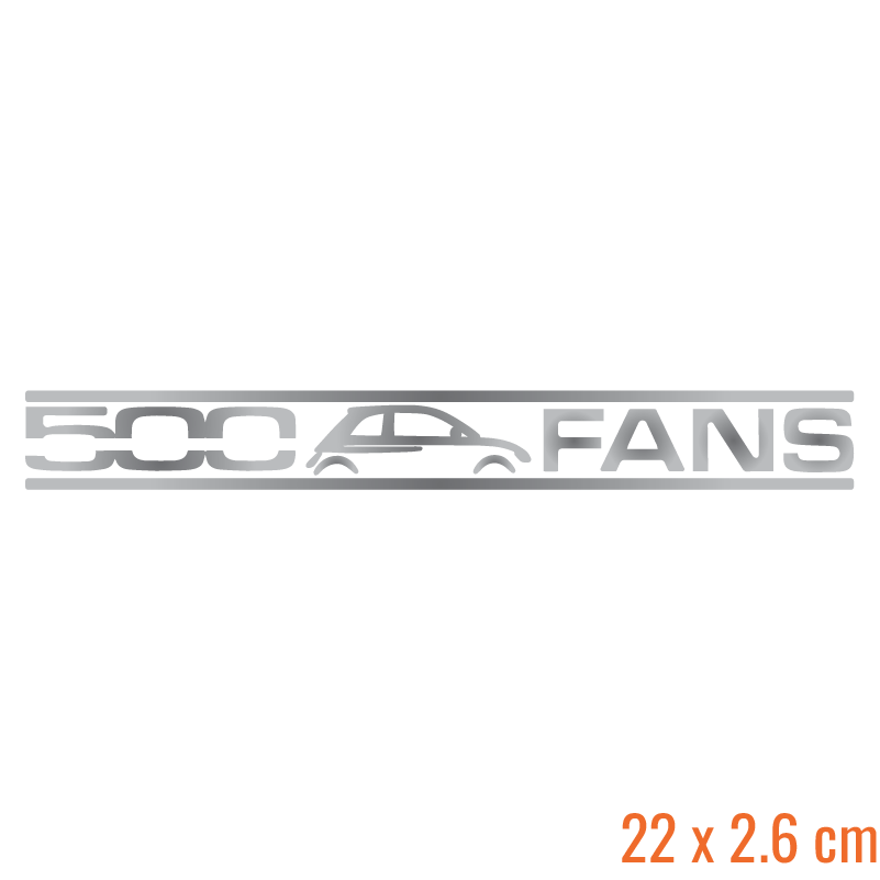 500 Fans Club Sticker (Recht)