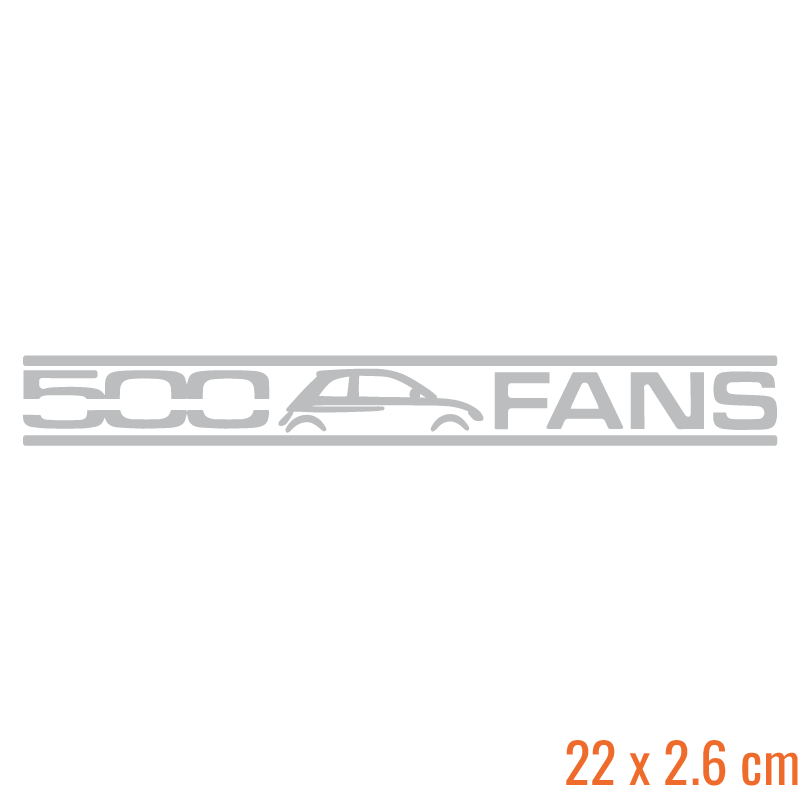 500 Fans Club Sticker (Recht)
