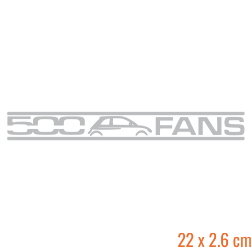 500 Fans Club Sticker (Recht)