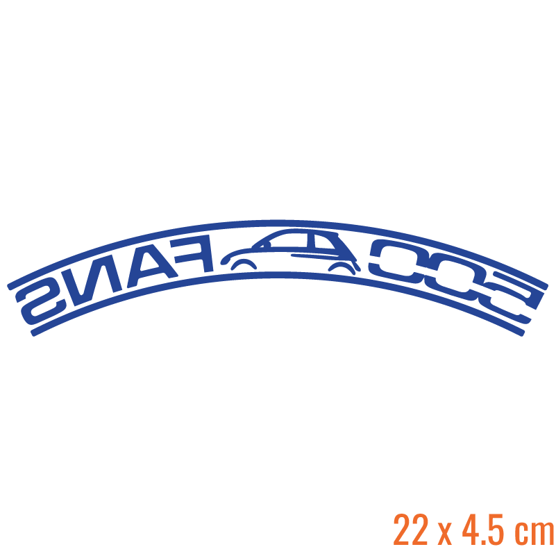 500 Fans Clubsticker (Ruitenwisser)