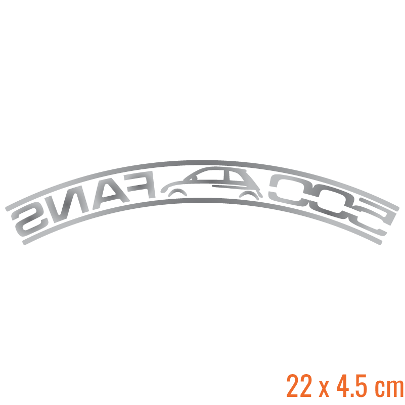 500 Fans Clubsticker (Ruitenwisser)