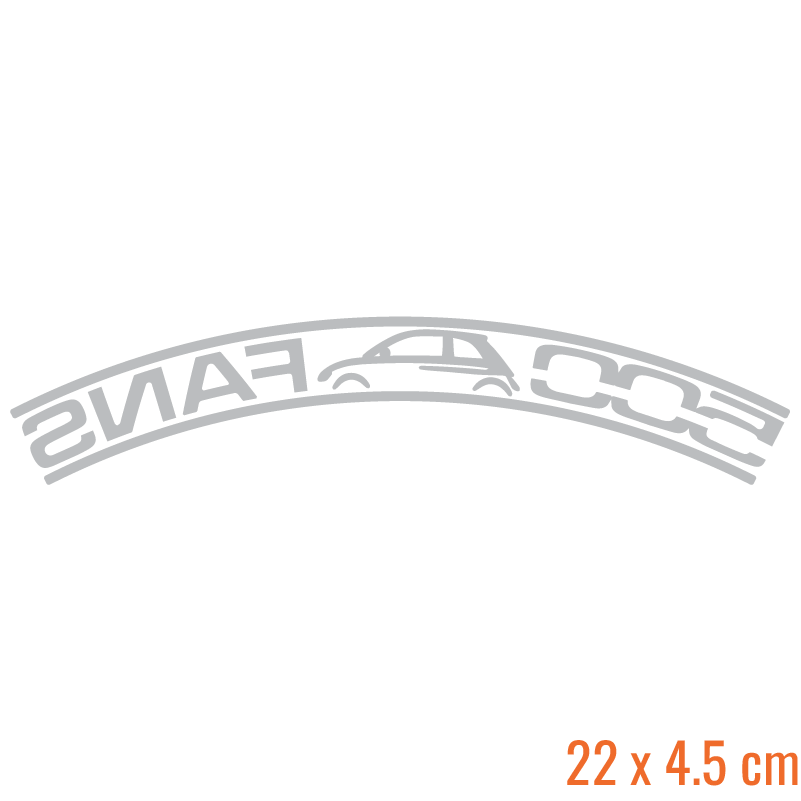 500 Fans Clubsticker (Ruitenwisser)