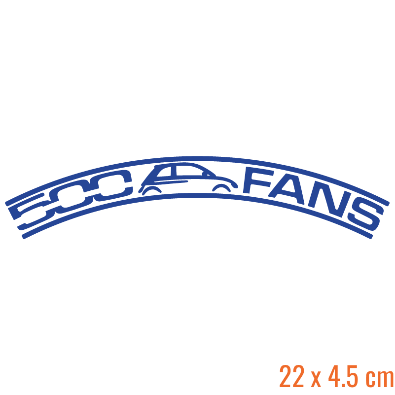 500 Fans Clubsticker (Ruitenwisser)