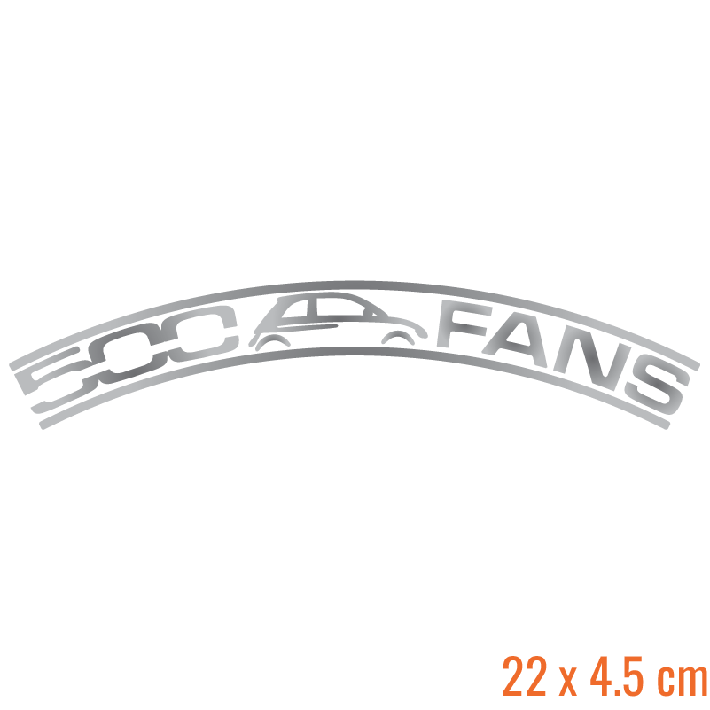 500 Fans Clubsticker (Ruitenwisser)