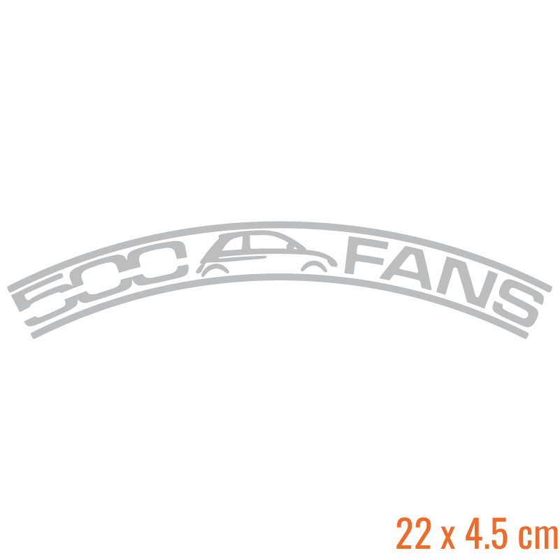 500 Fans Clubsticker (Ruitenwisser)
