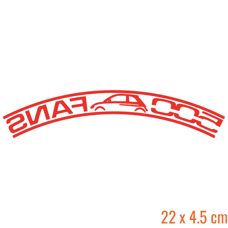 500 Fans Clubsticker (Ruitenwisser)