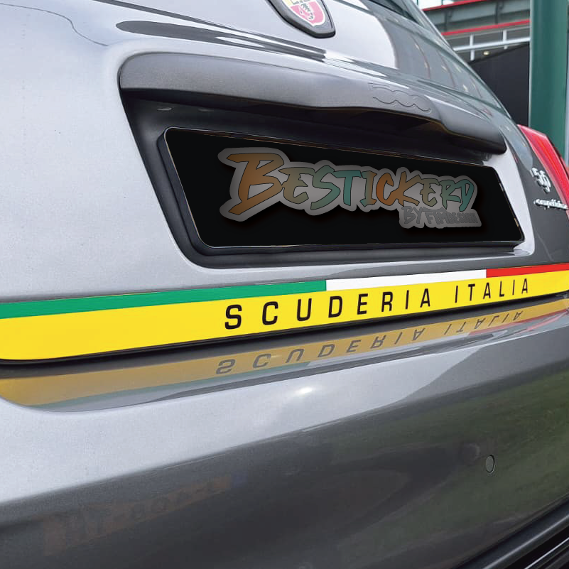 Kofferbak sticker (Fiat / Abarth 500)