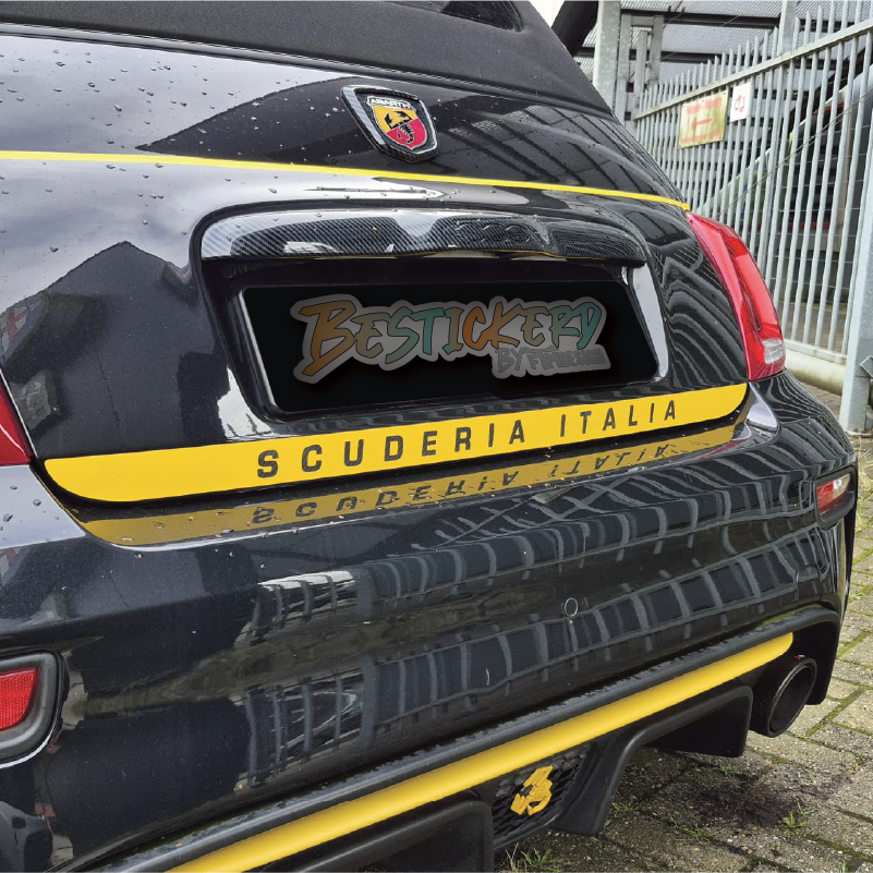 Kofferbak sticker (Fiat / Abarth 500)