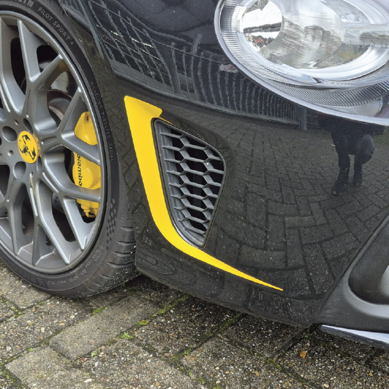 Bumper Inlay Abarth S4 (voor)