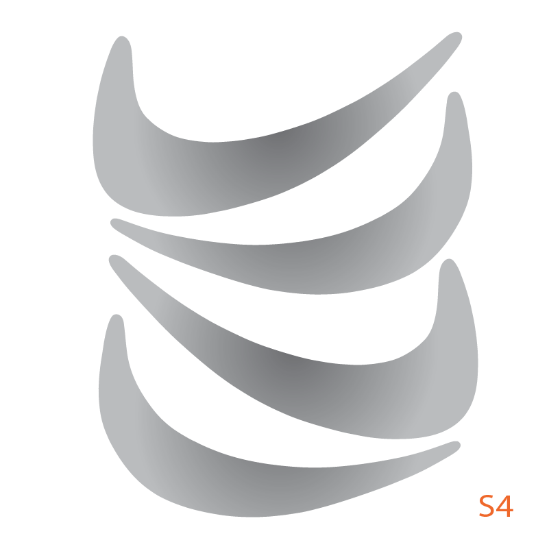 Koplamp en drl inlay (Abarth 500 S4)