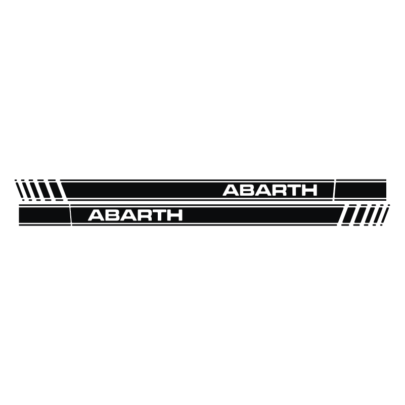 Zijkant striping (Abarth S4 stijl)