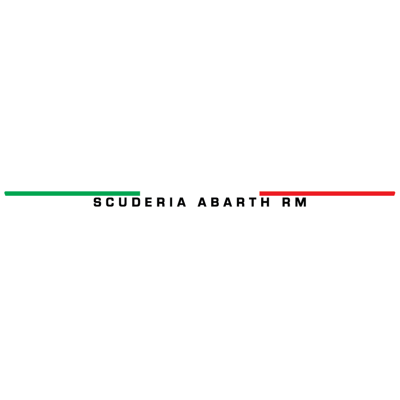 Kofferbak sticker Scuderia Abarth RM