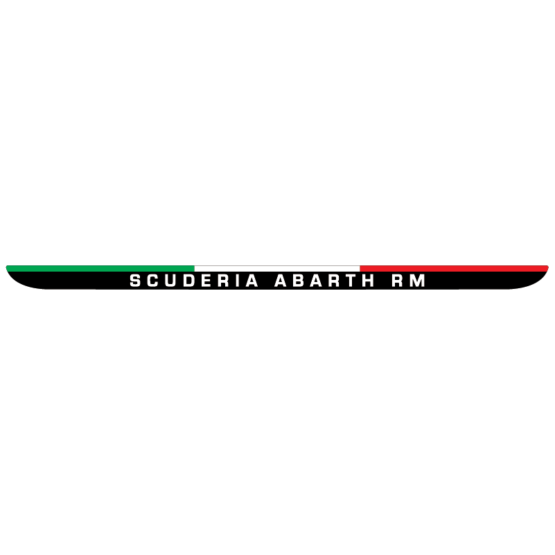 Kofferbak sticker Scuderia Abarth RM