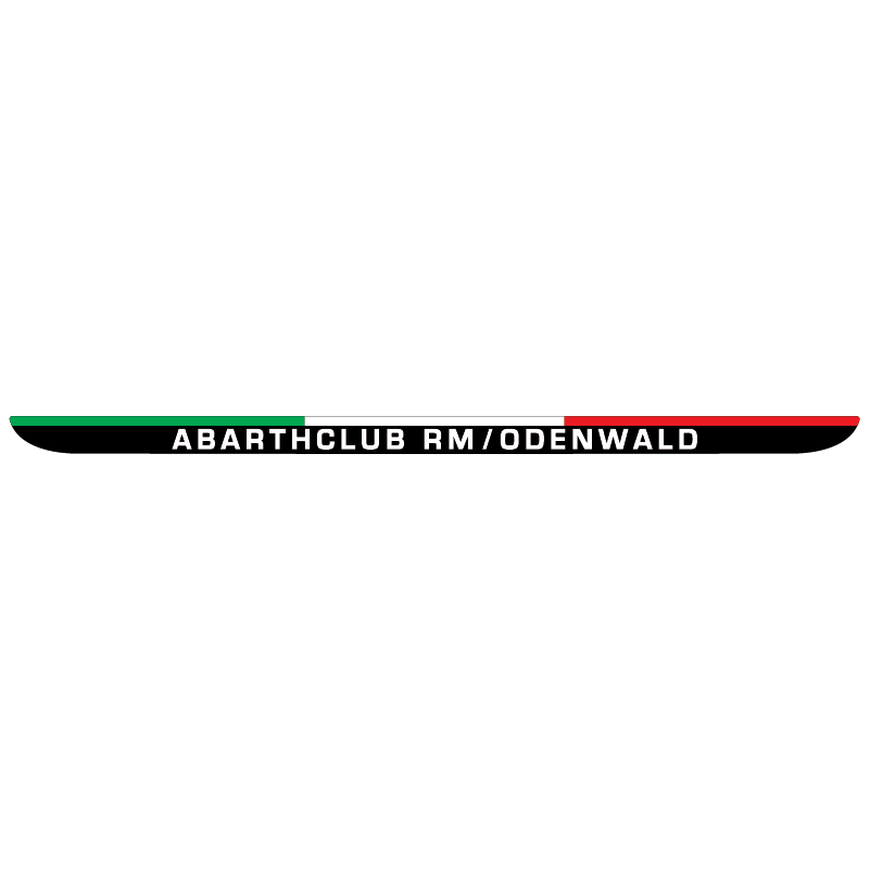 Kofferbak sticker Abarthclub RM/Odenwald