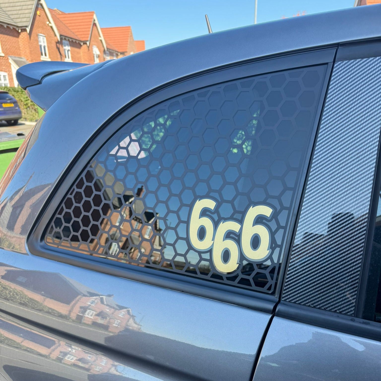 Abarth 500 Rear Side Window Stickers – Set of 2