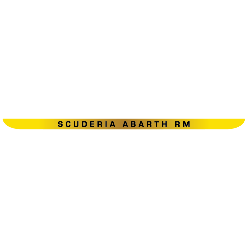 Kofferbak sticker Scuderia Abarth RM