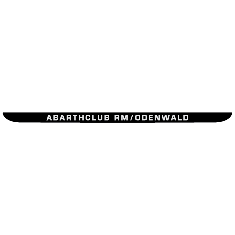 Kofferbak sticker Abarthclub RM/Odenwald