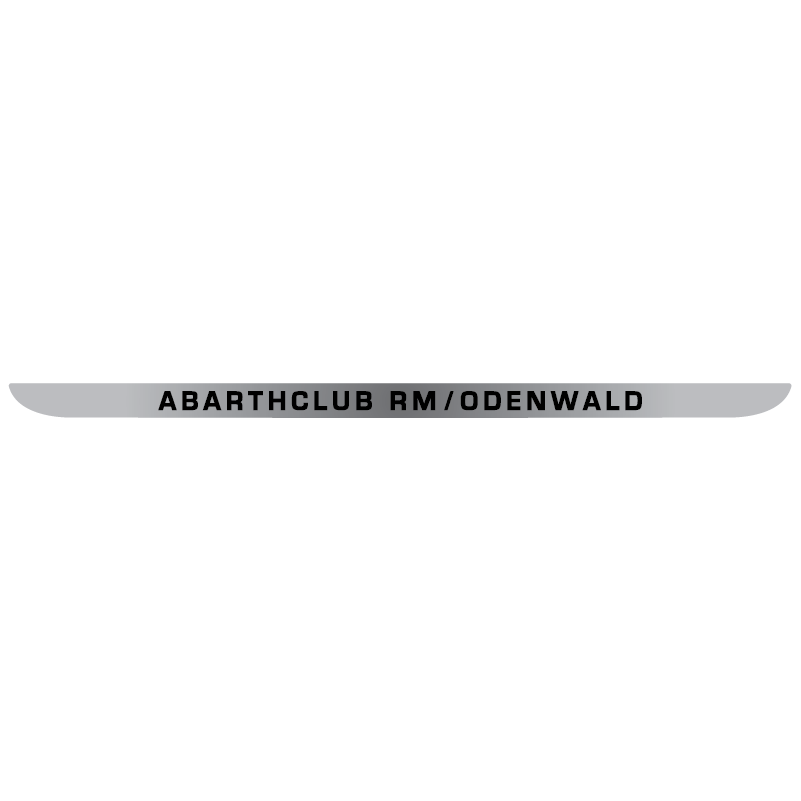 Kofferbak sticker Abarthclub RM/Odenwald