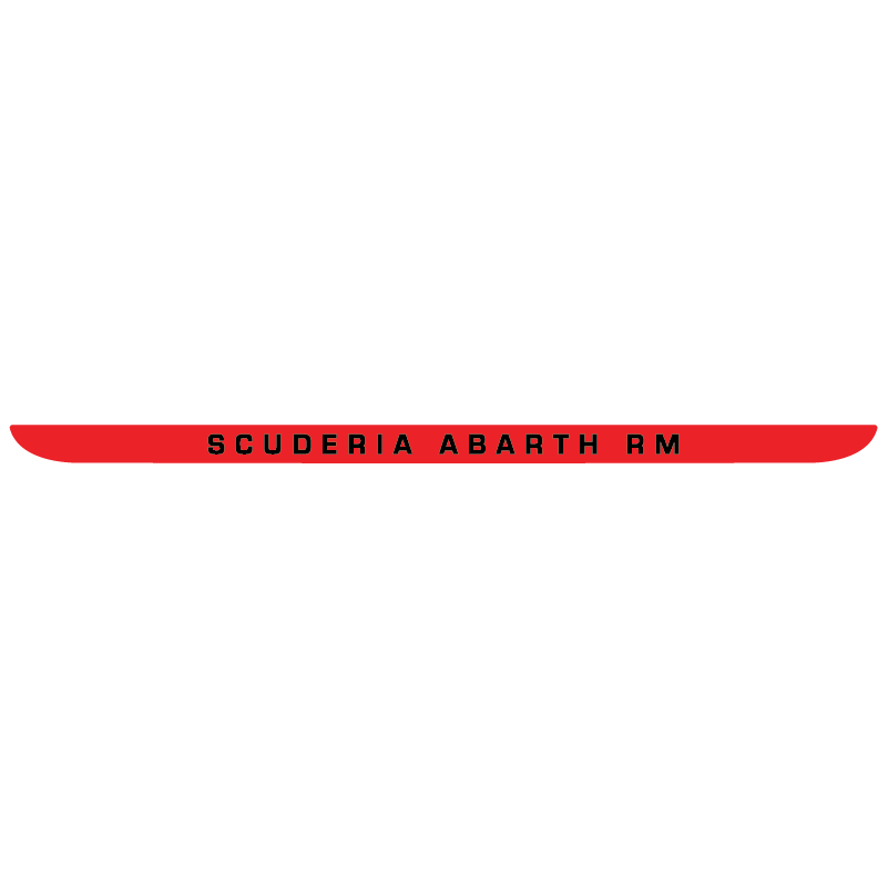 Kofferbak sticker Scuderia Abarth RM