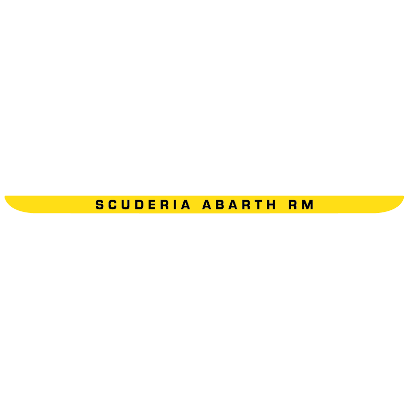 Kofferbak sticker Scuderia Abarth RM