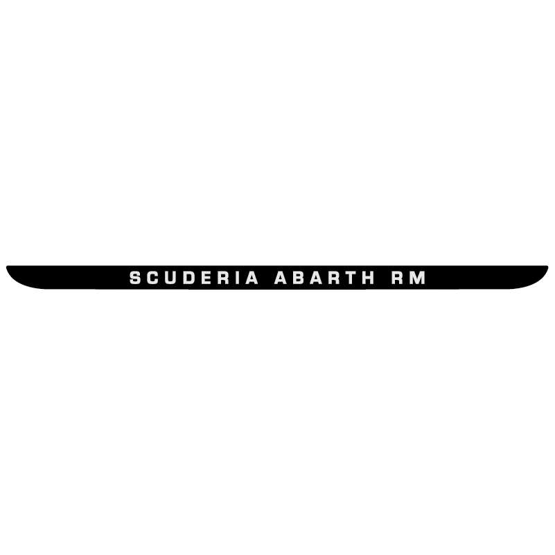 Kofferbak sticker Scuderia Abarth RM