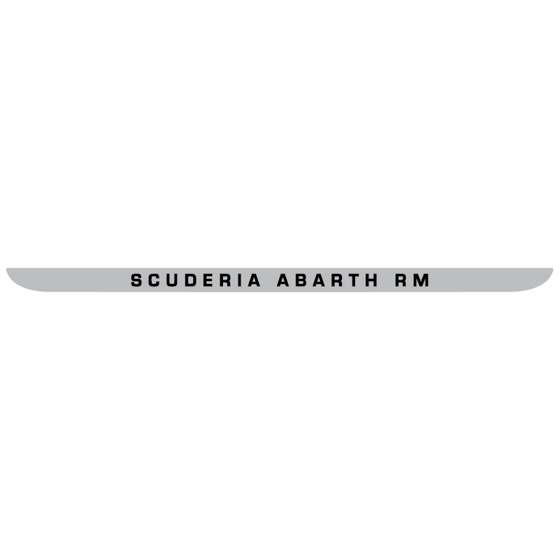 Kofferbak sticker Scuderia Abarth RM