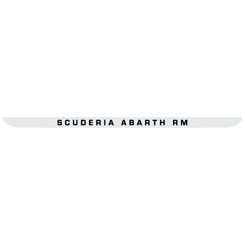 Kofferbak sticker Scuderia Abarth RM