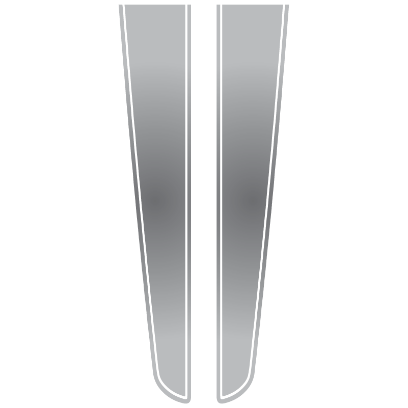 Motorkap striping (Tributo stijl)