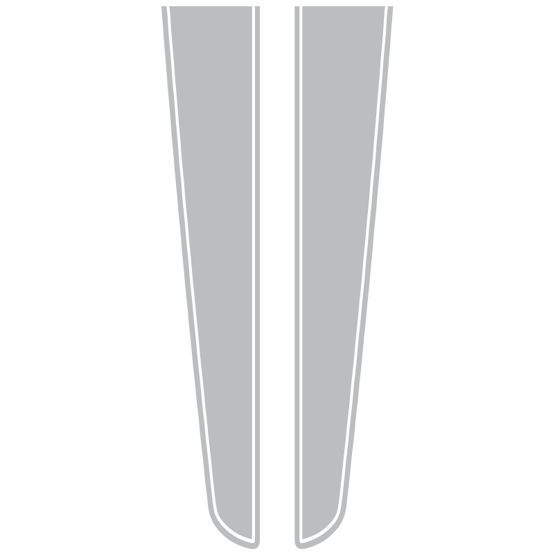 Motorkap striping (Tributo stijl)