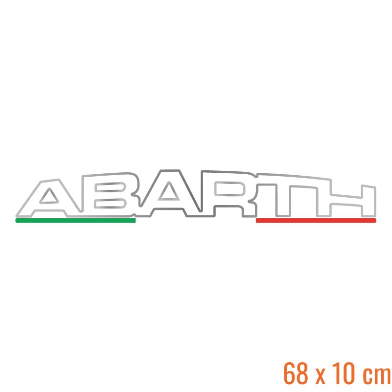 Zonneband Abarth Tricolore