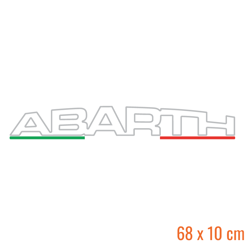 Zonneband Abarth Tricolore